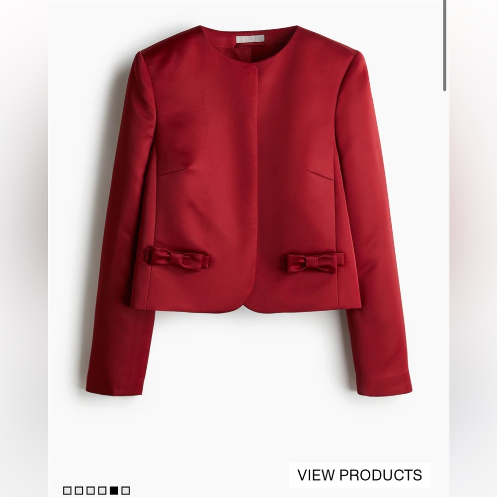 Red H&M jacket